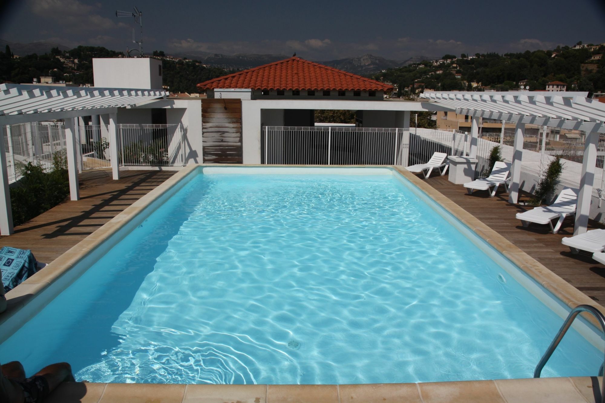 Vacanceole - Residence Le Crystal Cagnes-sur-Mer Eksteriør bilde